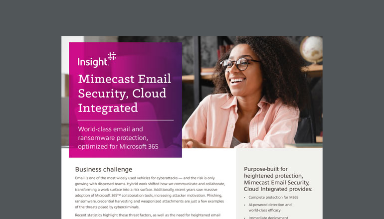 Article Mimecast Email Security, Cloud Integrated Image