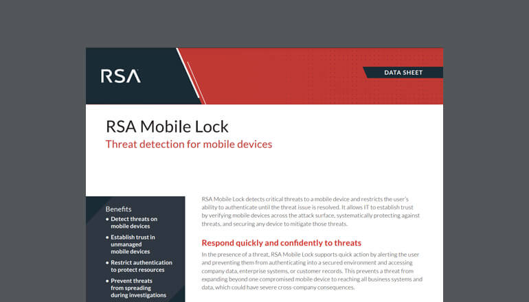 Article RSA Mobile Lock  Image