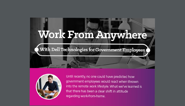 Article Work From Anywhere With Dell Technologies for Government Employees   Image