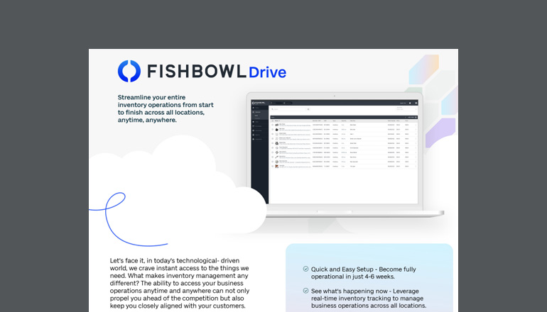 Article Fishbowl Drive | Inventory Management  Image