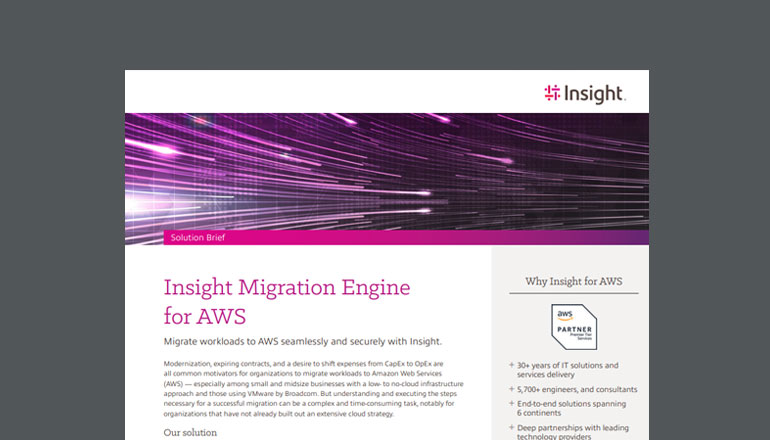 Article Insight Migration Engine for AWS Image