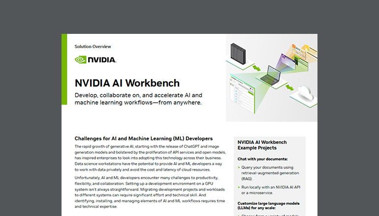 Article NVIDIA AI Workbench  Image