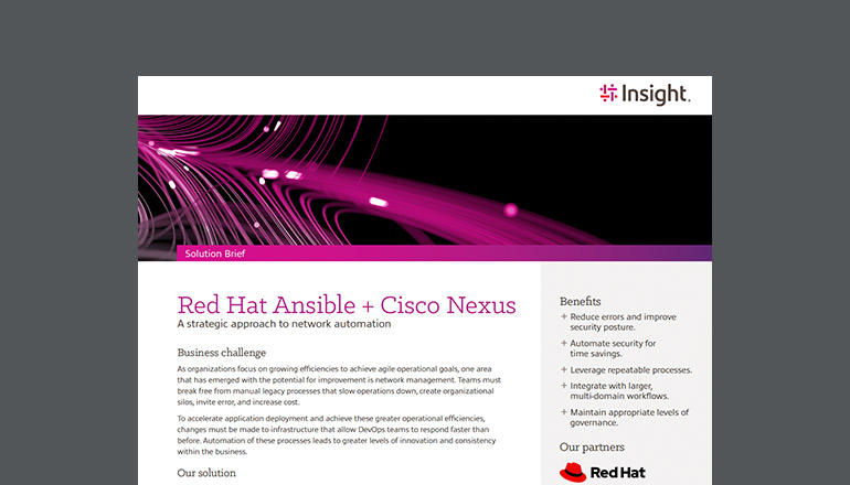 Article Red Hat Ansible + Cisco Nexus  Image