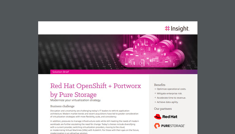 Article Red Hat OpenShift + Portworx by Pure Storage Image