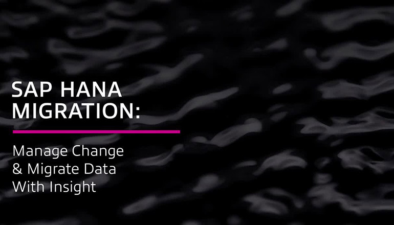 Article SAP HANA Migration: Manage Change & Migrate Data With Insight Image