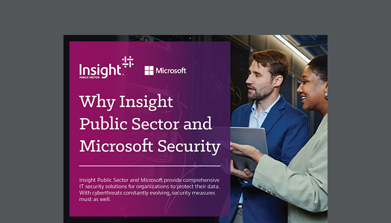 Article Why Insight Public Sector and Microsoft Security  Image