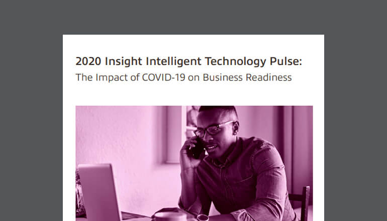 Article Index de la technologie intelligente d’Insight 2020 : Impact de la COVID-19 sur l’état de préparation des entreprises | Insight Image
