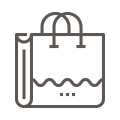 Retail bag icon