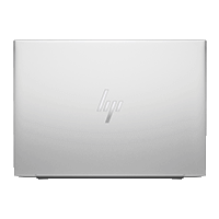 HP laptop back view