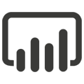 Microsoft Power BI logo icon