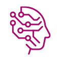 Artificial intelligence (AI) icon
