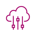 Managed cloud services icon