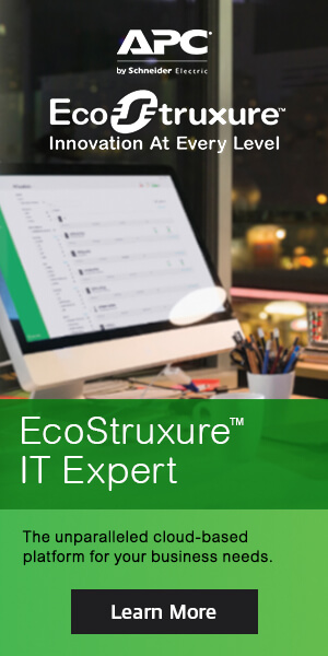 Ad: APC EcoStructure IT Expert. Learn more