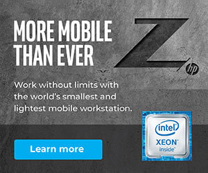 Ad: HP Z: More mobile than ever. Learn more