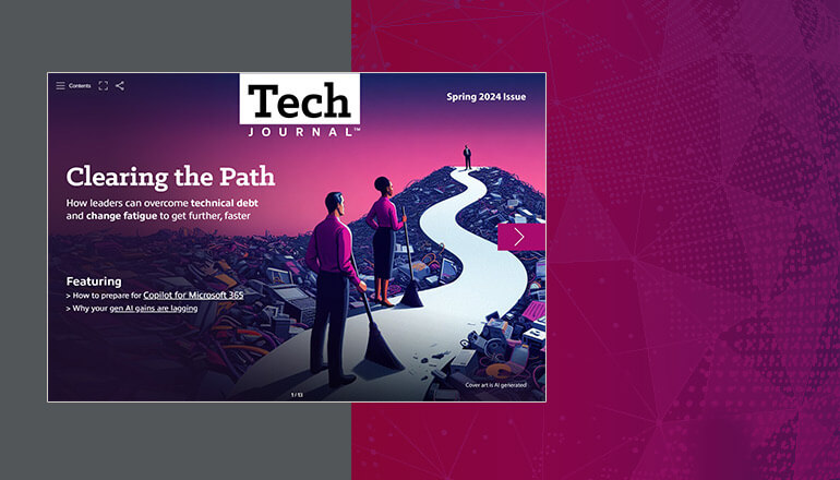 Article Spring 2024 Tech Journal magazine: Clearing the Path Image