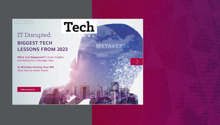 Article Winter 2023 Tech Journal magazine: Our biggest tech lessons of 2023 Image