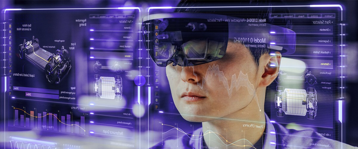 Using augmented reality (AR) to troubleshoot complex mechanics. Immersive tech Immersive technology L&D Mixed reality  Augmented reality Virtual reality AR/VR Hololens 2