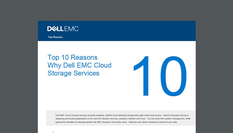 Top 10 Reasons Why Dell EMC Cloud Storage Services thumbnail