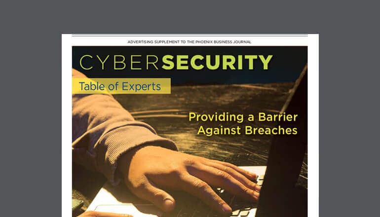 Phoenix Business Journal: Cybersecurity cover