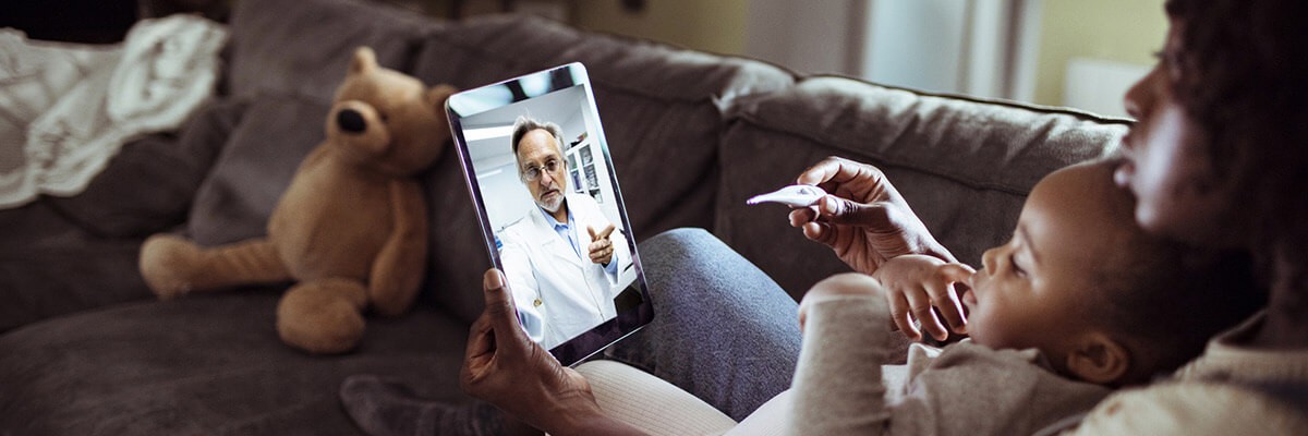 Online consultation with doctor. Accelerate adoption of Telehealth