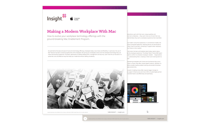 Making a Modern Workplace with Mac whitepaper cover