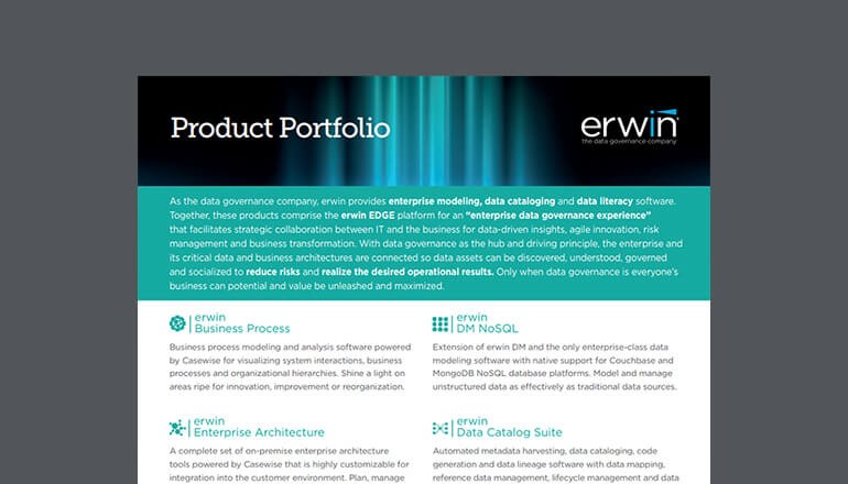 Cover of erwin datasheet available to download below