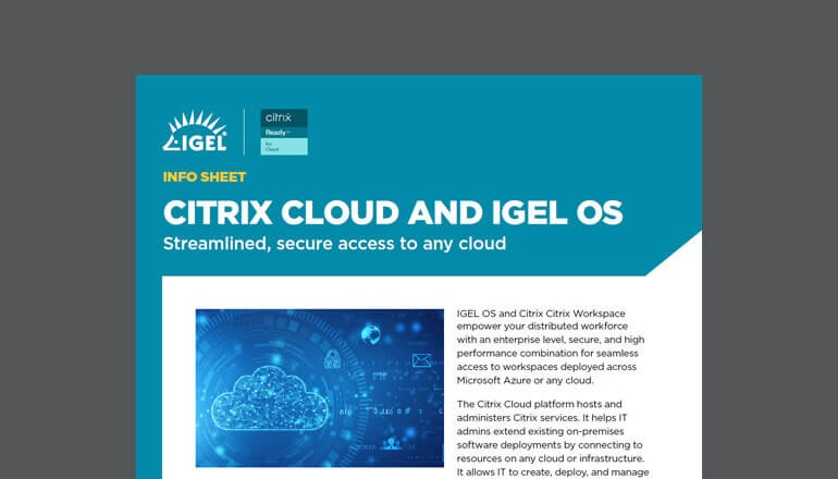 Citrix Cloud and IGEL OS thumbnail