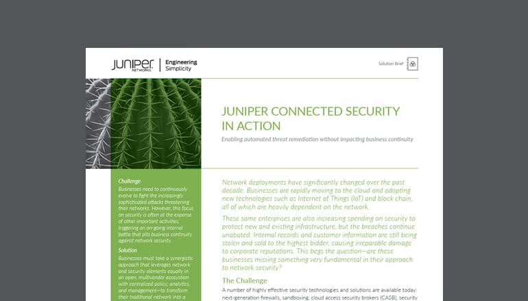 Juniper Connected Security in Action thumbnail