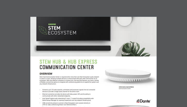 Stem Hub & Hub Express Communication Center thumbnail