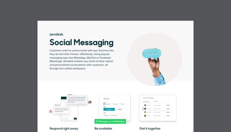 Zendesk Social Messaging Thumbnail