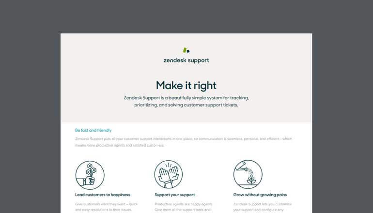 Zendesk Support: Make It Right Thumbnail