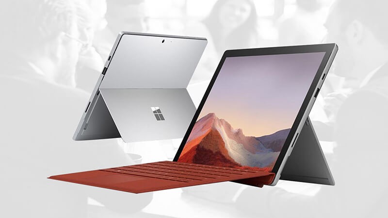 Product view of Microsoft Surface Pro 7+
