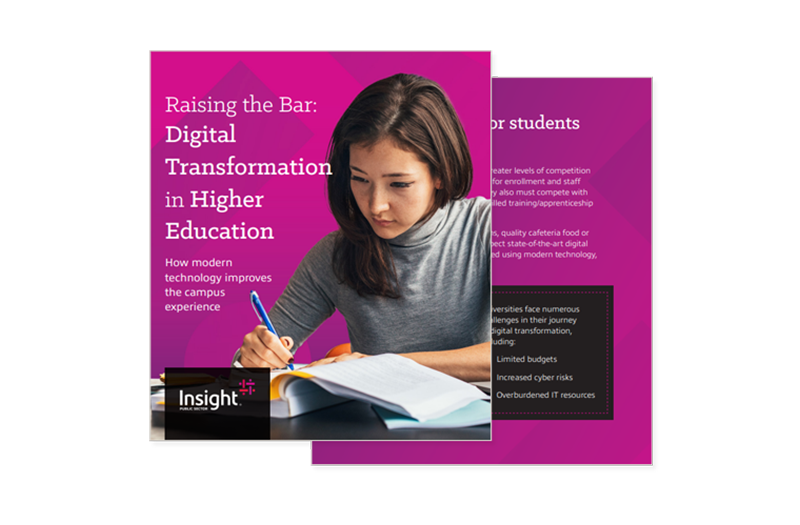 Raising the Bar: Digital Transformation in Higher Education ebook cover