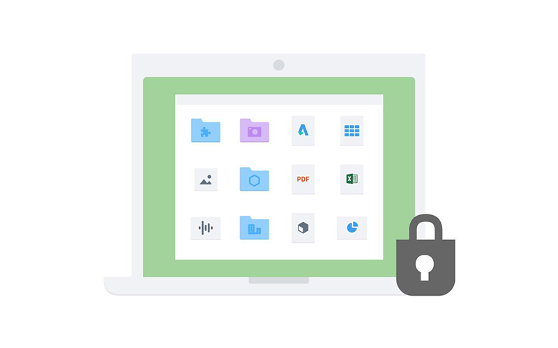 laptop and security icon