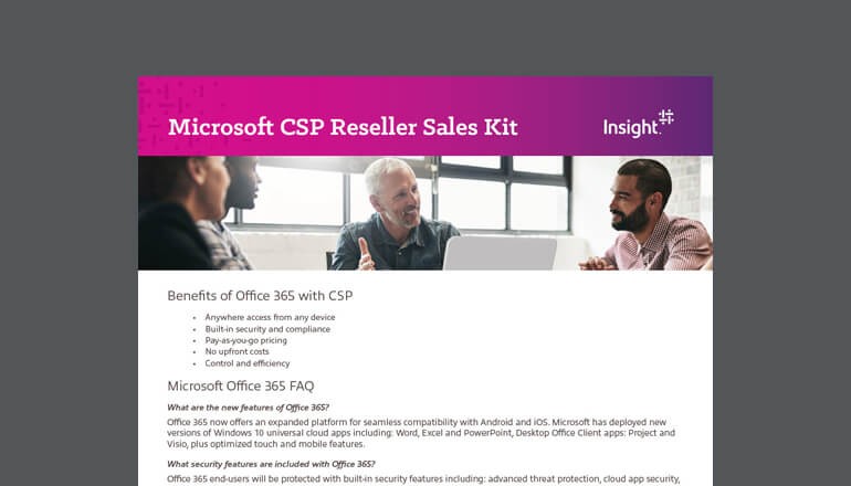 Microsoft CSP Reseller pdf thumbnail