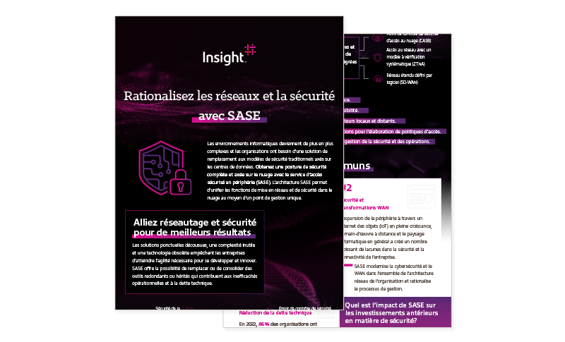 Download Rationalisez les réseaux et la sécurité avec SASE
