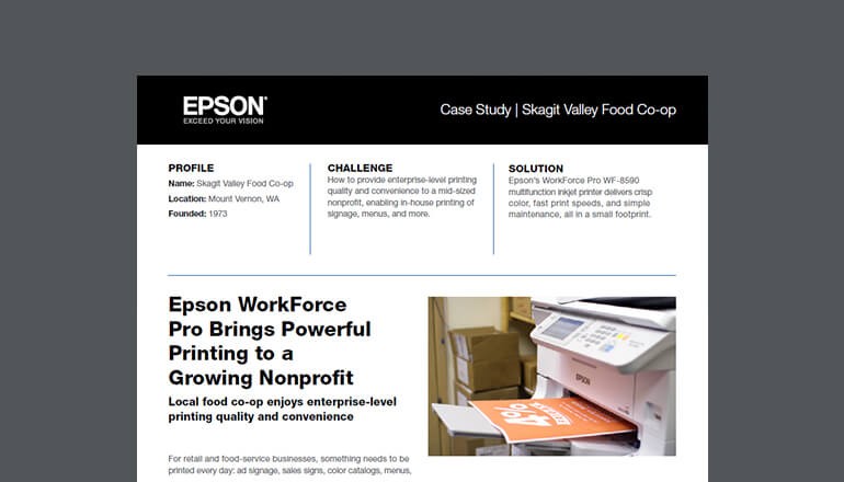 Epson Skagit Valley Food Co-Op Case Study thumbnail