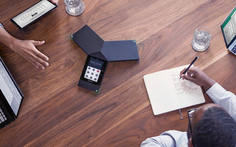 Polycom RealPresence Trio product on conference table